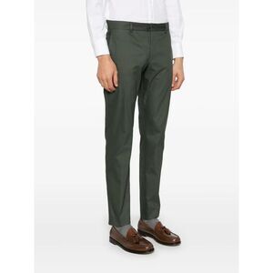 PT01 Men's Tailored Fit Stretch Cotton Twill Dress Pants Men GREEN
